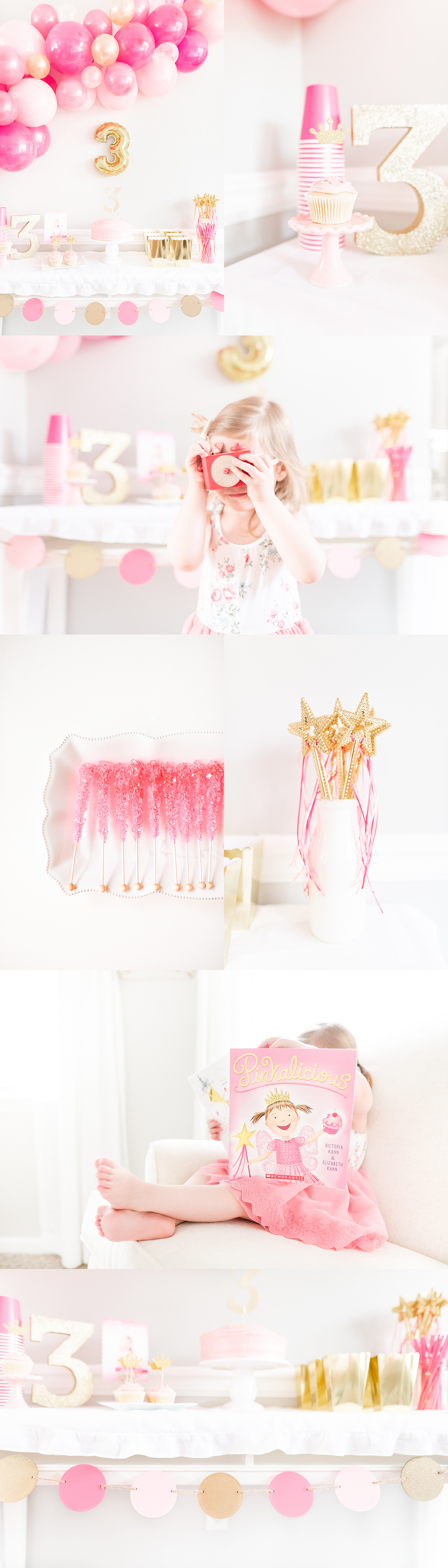 We Are Three! | A Pinkalicious Birthday Party | Bethadilly Photography | www.bethadilly.com We Are Three! | A Pinkalicious Birthday Party | Bethadilly Photography | www.bethadilly.com